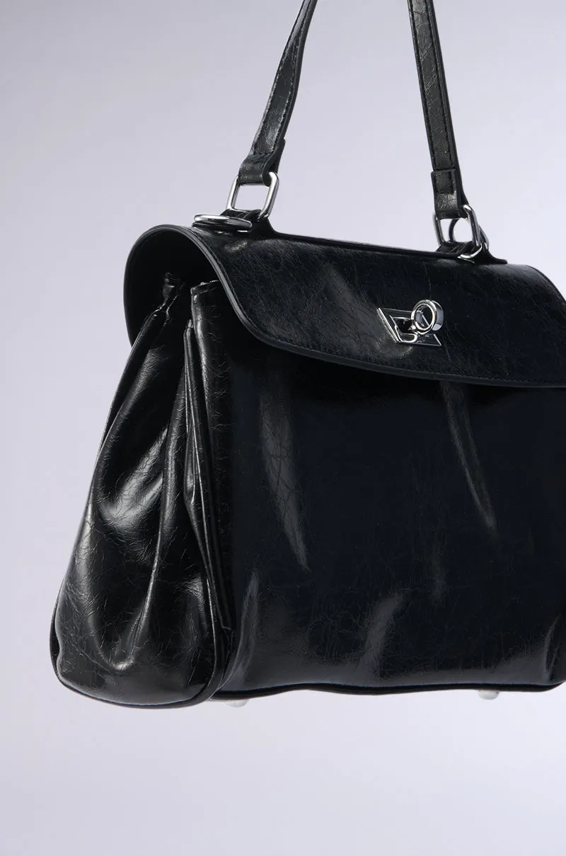 ROXANNE FAUX LEATHER SATCHEL sold by AKIRA product image thumbnail 4