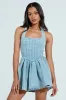 DAINTY DENIM MINI DRESS sold by AKIRA