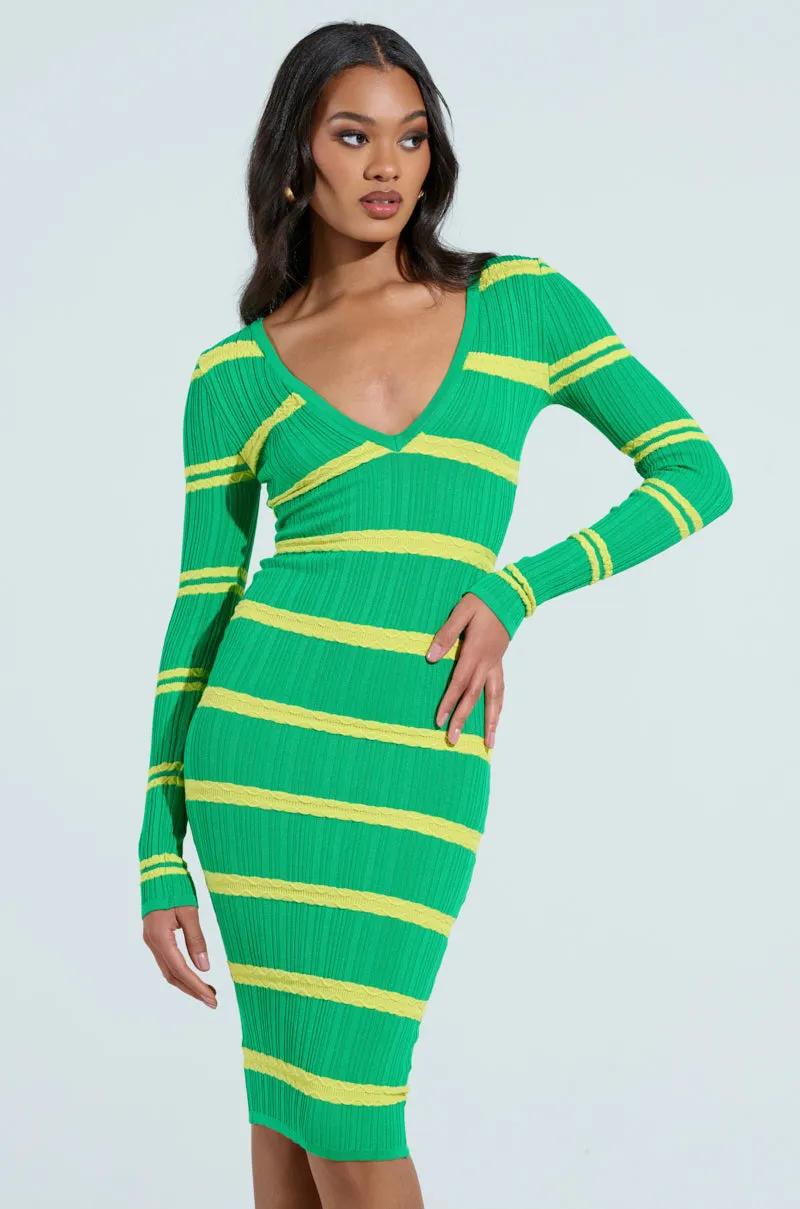 FEELING LUCKY MIDI DRESS sold by AKIRA product image thumbnail 2