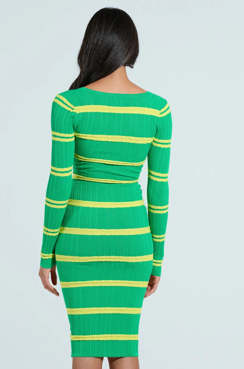 FEELING LUCKY MIDI DRESS sold by AKIRA product image thumbnail 5