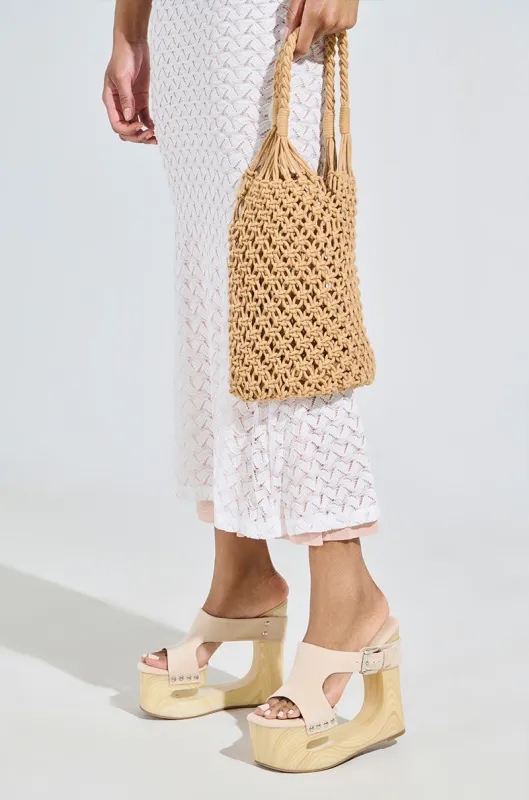 AZALEA WANG COPSE BEIGE SANDAL sold by AKIRA