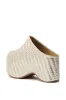 AZALEA WANG TEATREE GOLD WOVEN CLOG sold by AKIRA