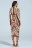 TEXT ME LATER SATIN MIDI DRESS sold by AKIRA