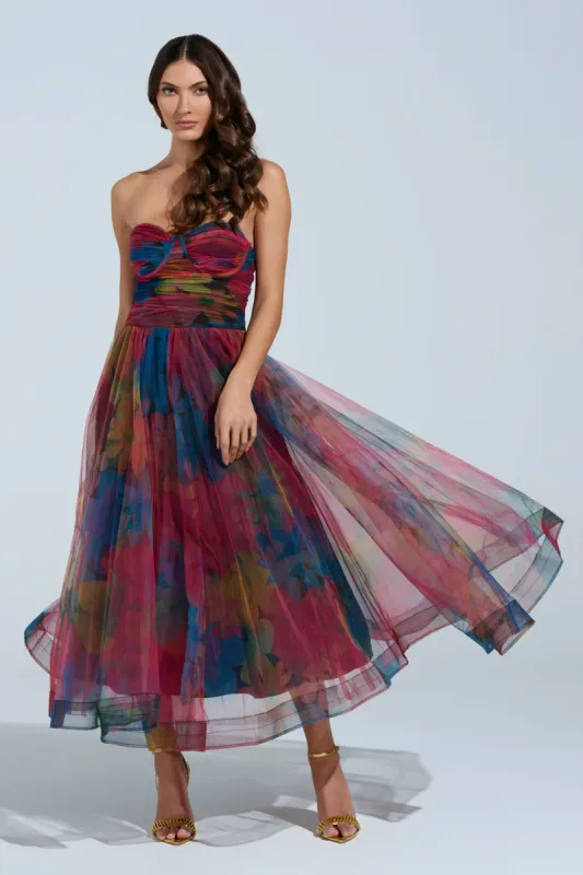 MEGAN STRAPLESS MAXI DRESS sold by AKIRA