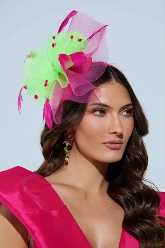 TO THE RACES FASCINATOR sold by AKIRA