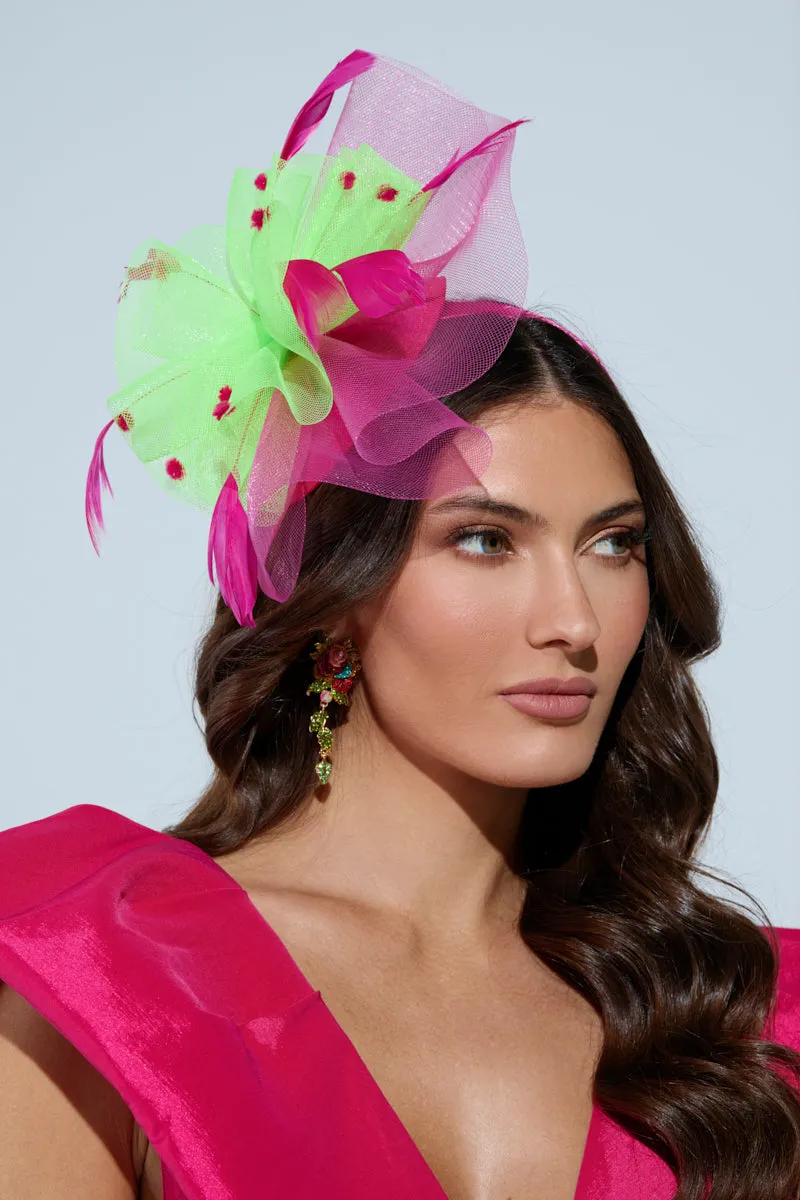 TO THE RACES FASCINATOR sold by AKIRA