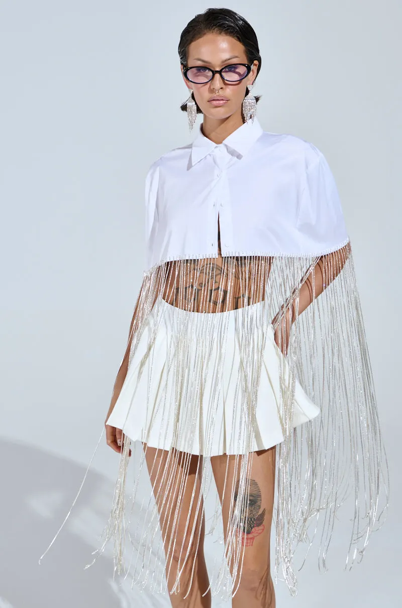 GET WITH IT BLOUSE sold by AKIRA