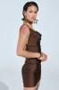 JUST GO WITH IT SATIN MINI DRESS sold by AKIRA