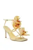 AZALEA WANG CREDENZA YELLOW FLORAL STILETTO SANDAL sold by AKIRA