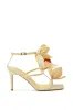 AZALEA WANG CREDENZA YELLOW FLORAL STILETTO SANDAL sold by AKIRA
