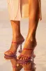 AKIRA QUIRON PINK SANDAL sold by AKIRA