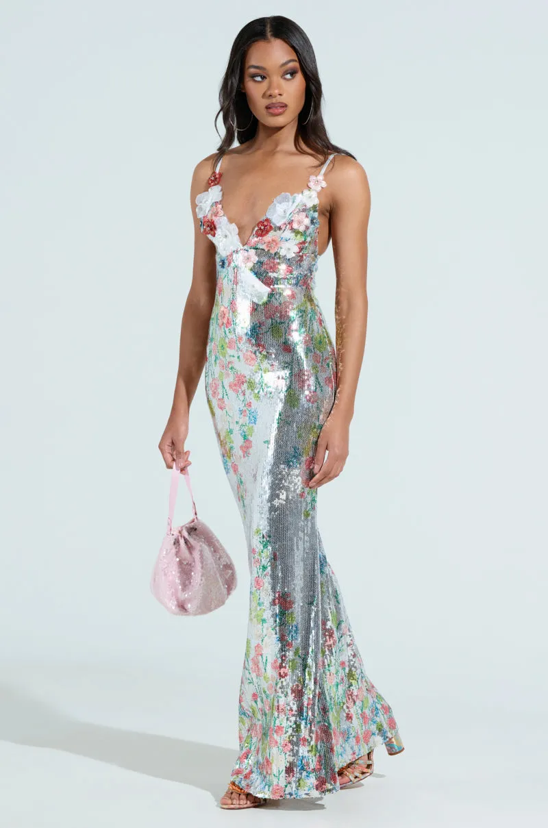 SHINE BRIGHT MAXI DRESS sold by AKIRA product image thumbnail 4