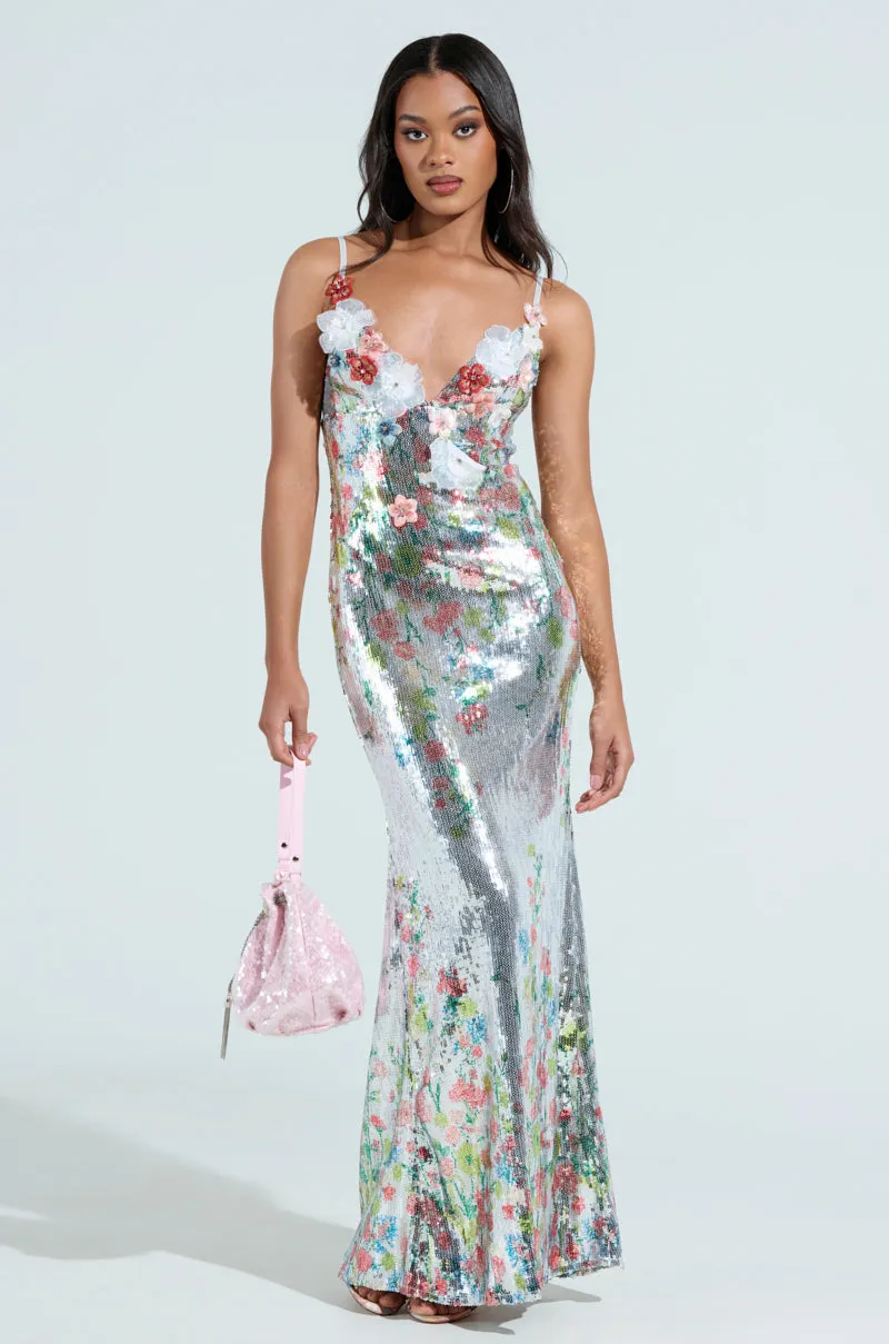 SHINE BRIGHT MAXI DRESS sold by AKIRA product image thumbnail 2