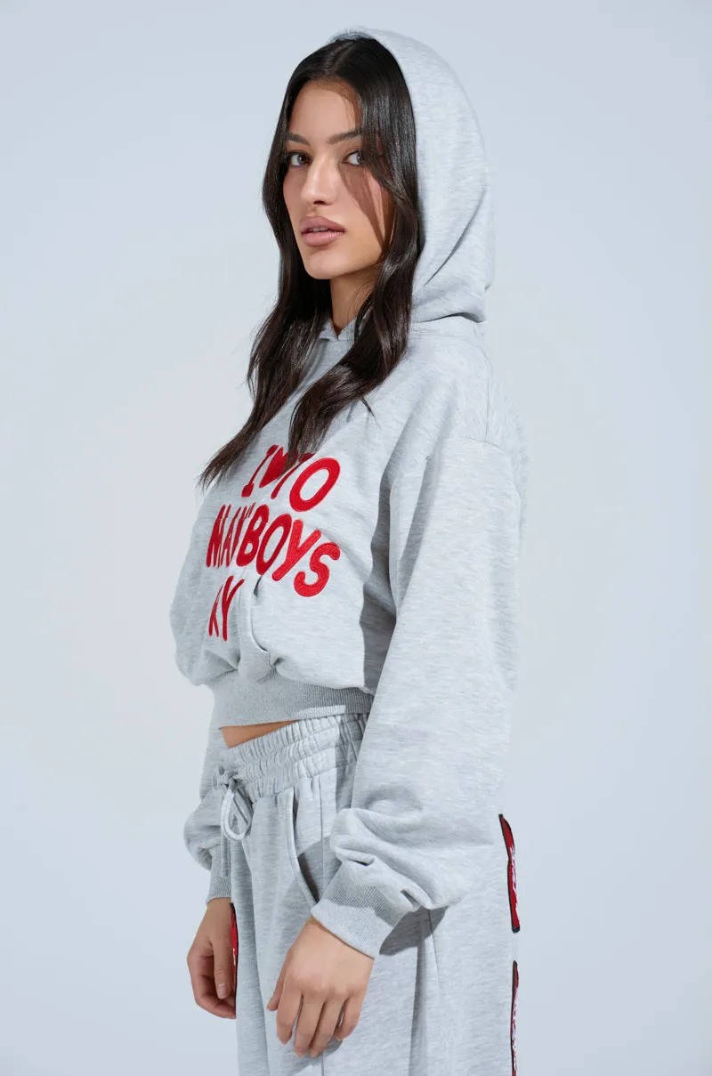 I LOVE TO MAKE BOYS CRY HOODED SWEATSHIRT sold by AKIRA product image thumbnail 4