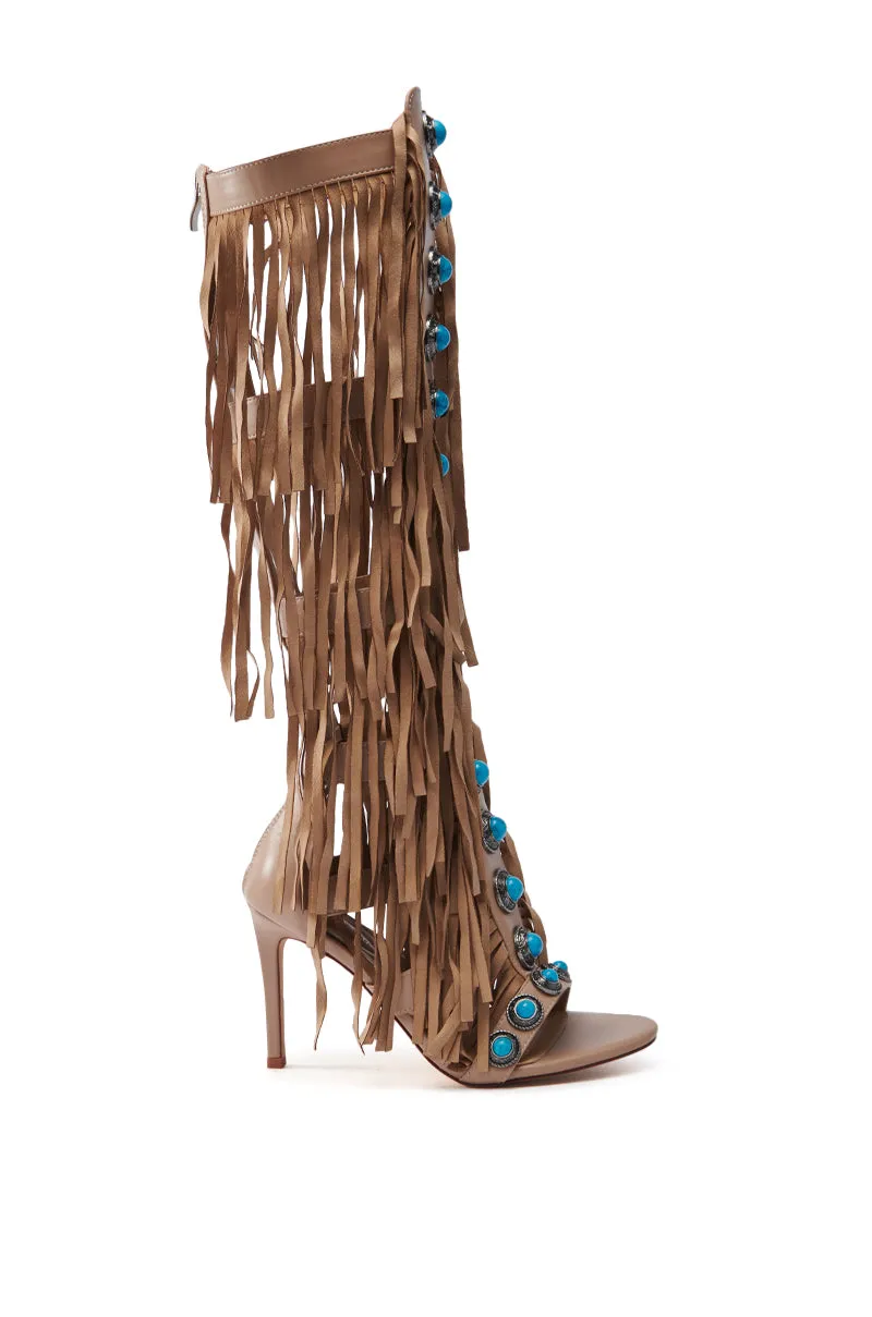 AZALEA WANG AMADEO TAN SANDAL sold by AKIRA product image thumbnail 5