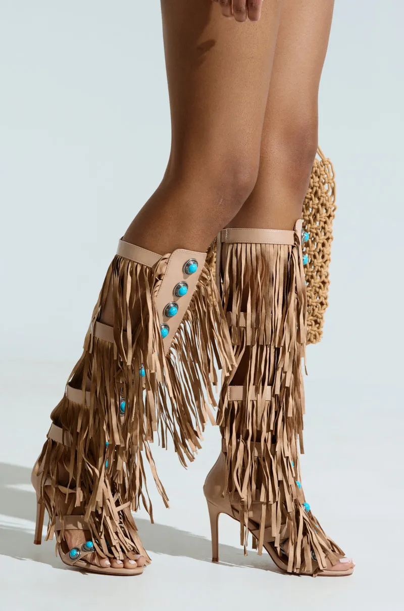 AZALEA WANG AMADEO TAN SANDAL sold by AKIRA product image thumbnail 3