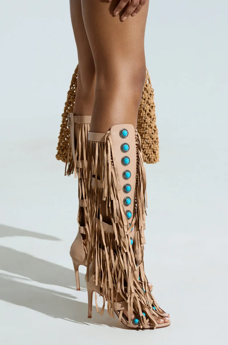 AZALEA WANG AMADEO TAN SANDAL sold by AKIRA product image thumbnail 2