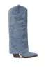 AZALEA WANG BANIAN DENIM WESTERN RHINESTONE BOOT sold by AKIRA