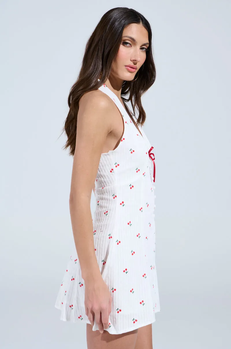 THE CHERRY ON TOP MINI DRESS sold by AKIRA product image thumbnail 3