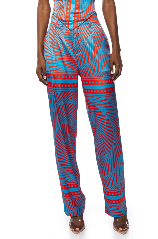 FREYA SATIN PRINTED JOGGER sold by AKIRA