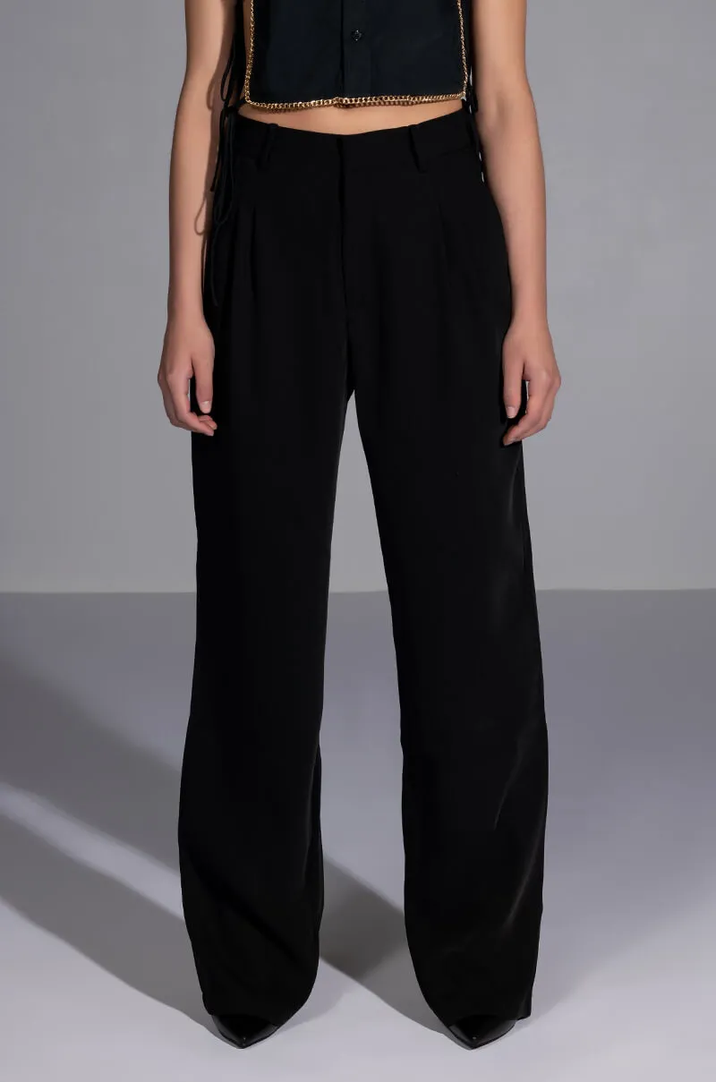 LOGAN WIDE LEG TROUSER sold by AKIRA product image thumbnail 2