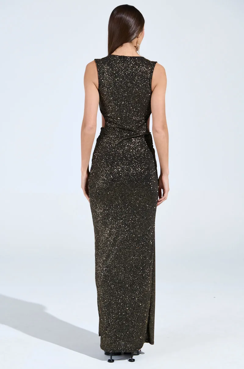 CROSS MY HEART MAXI DRESS WITH CUTOUT sold by AKIRA product image thumbnail 5