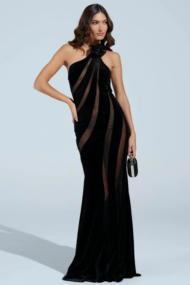SEE THROUGH ME MAXI DRESS sold by AKIRA product image thumbnail 3