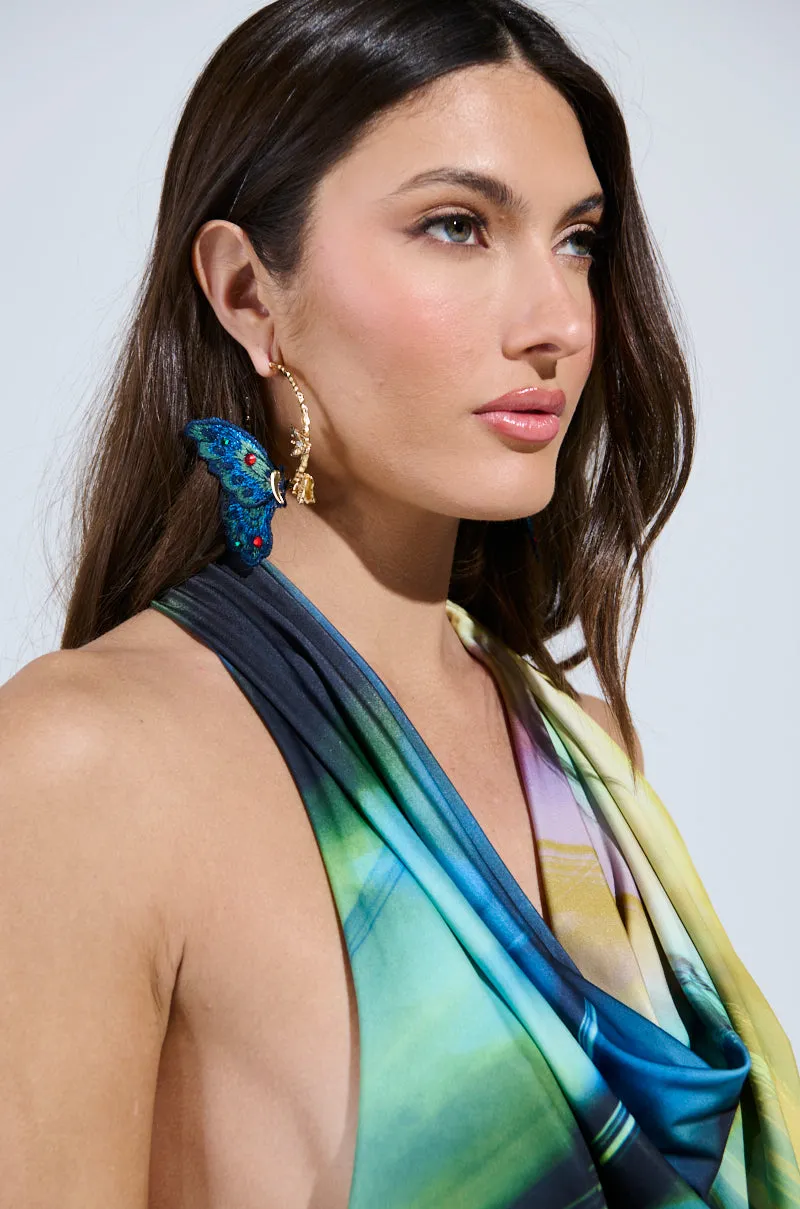 SO FLY BUTTERFLY HOOP EARRING sold by AKIRA product image thumbnail 2