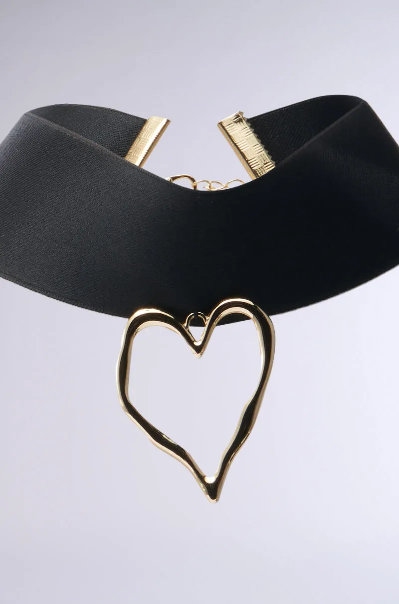 FEEL THE LOVE CHOKER NECKLACE sold by AKIRA product image thumbnail 3