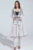 ONE TO WATCH MESH TRENCH IN WHITE sold by AKIRA