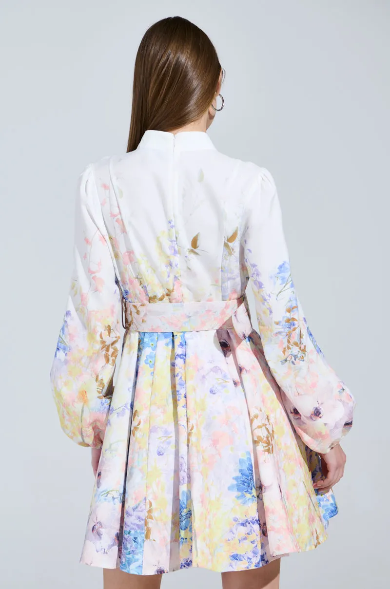 EXPENSIVE TASTE FLORAL MINI DRESS sold by AKIRA product image thumbnail 5