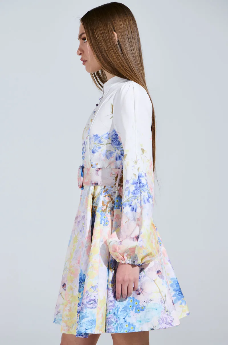 EXPENSIVE TASTE FLORAL MINI DRESS sold by AKIRA product image thumbnail 4