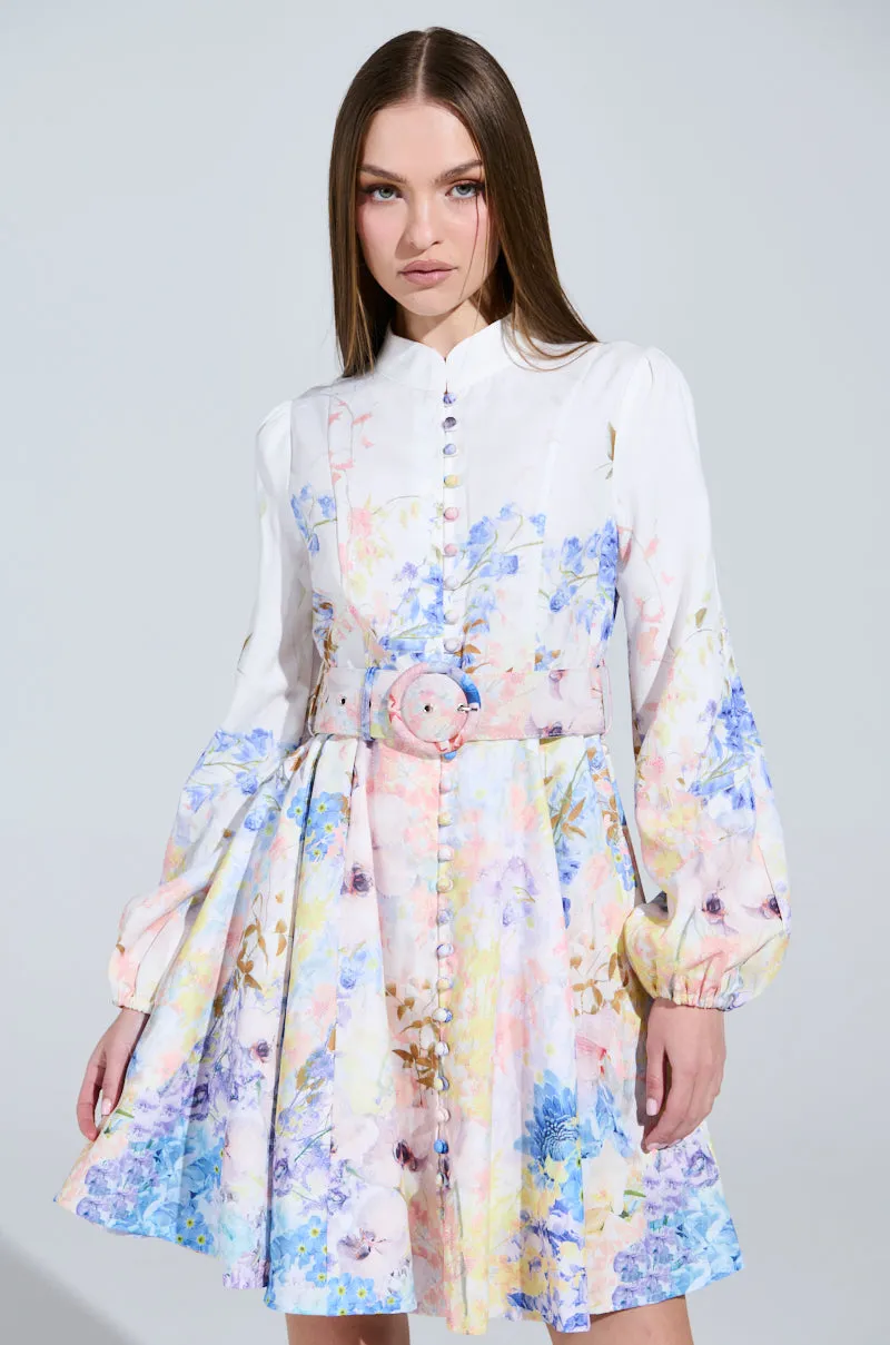 EXPENSIVE TASTE FLORAL MINI DRESS sold by AKIRA product image thumbnail 2