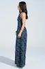 JUSTINA DENIM CUTOUT JUMPSUIT sold by AKIRA