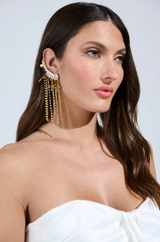 ANGEL VIBES RHINESTONE CUFF made by AKIRA