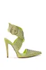 AZALEA WANG SALVIA LIME STUDDED STILETTO PUMP sold by AKIRA