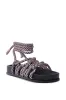 AKIRA EINER PURPLE ROPE SANDAL sold by AKIRA