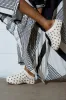AZALEA WANG DARWIN STUD FLAT CLOG IN BONE sold by AKIRA