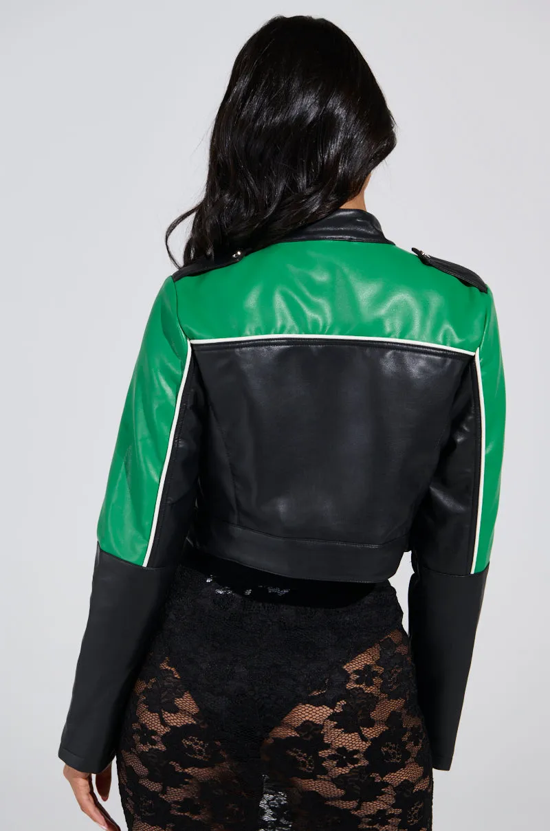 BETTER LUCK CROPPED MOTO sold by AKIRA product image thumbnail 5