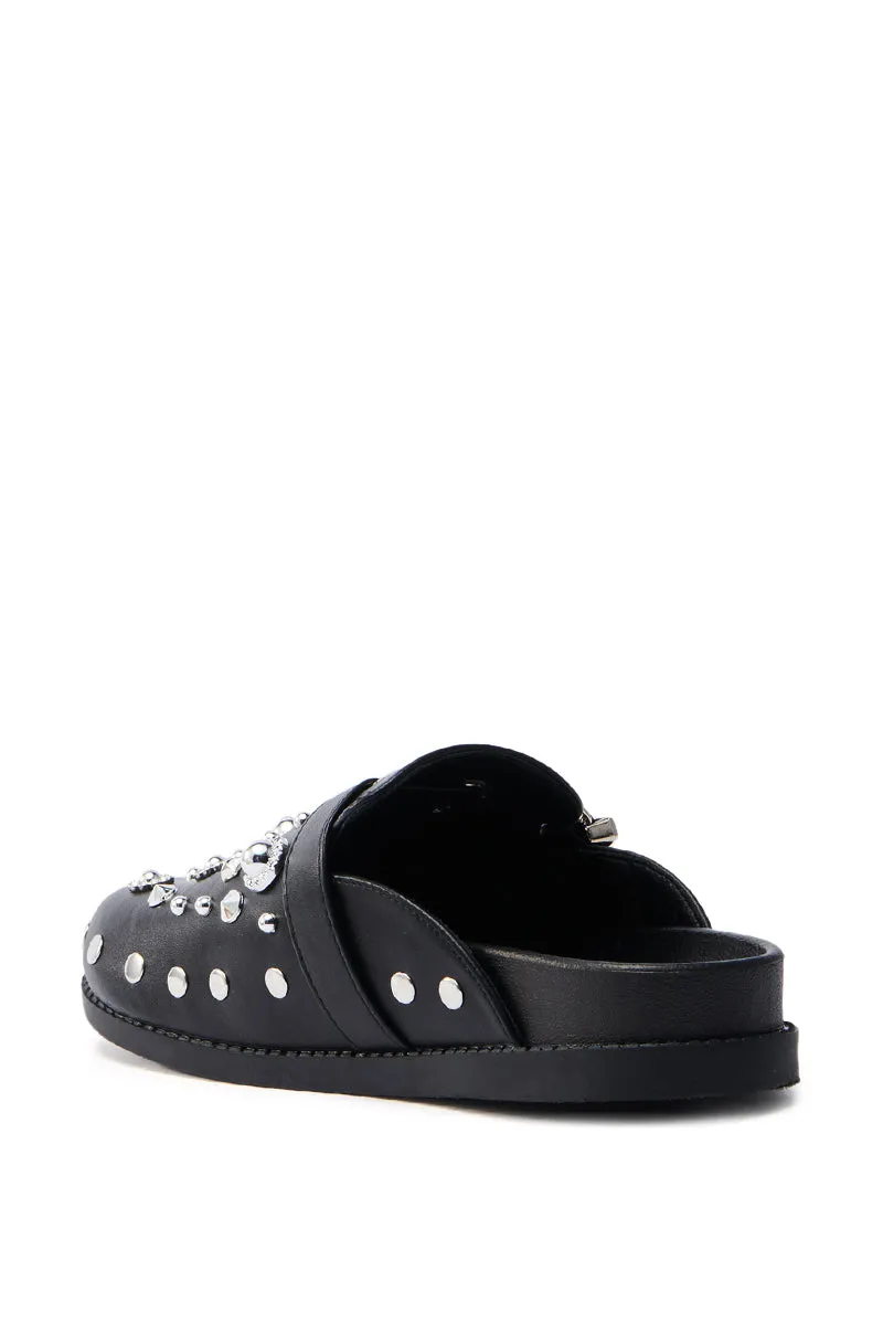 AZALEA WANG MAULDIN HARDWARE EMBELLISHED CLOG IN BLACK sold by AKIRA product image thumbnail 4