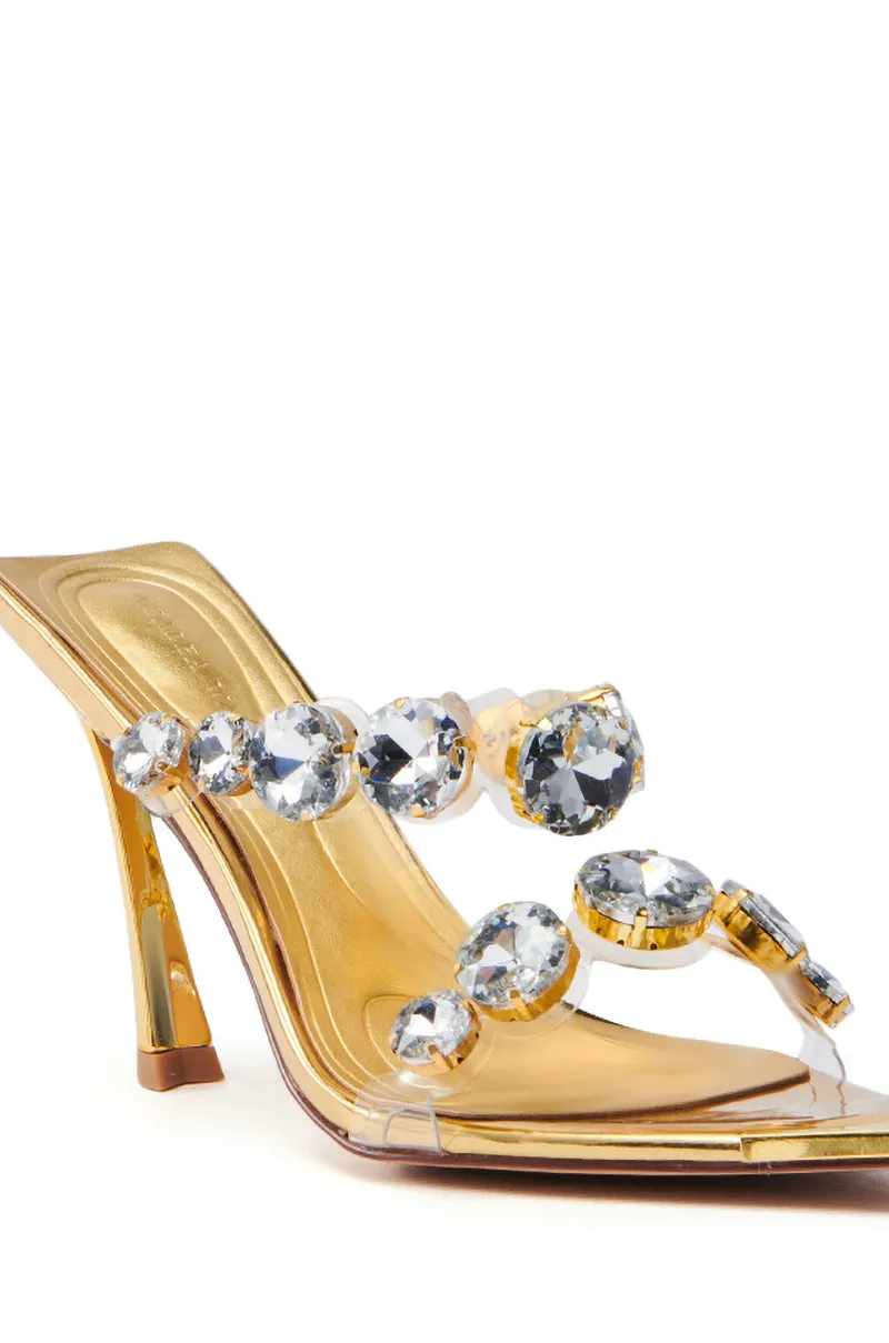 AZALEA WANG PAOLINA GOLD SANDAL sold by AKIRA product image thumbnail 5