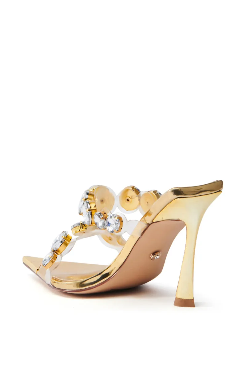 AZALEA WANG PAOLINA GOLD SANDAL sold by AKIRA product image thumbnail 4