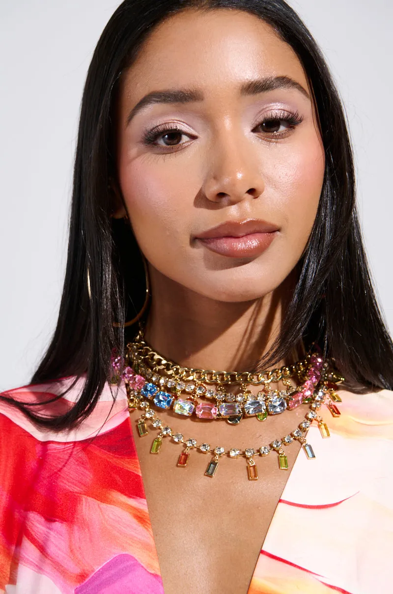 FEEL MY COLORS NECKLACE SET sold by AKIRA product image thumbnail 2