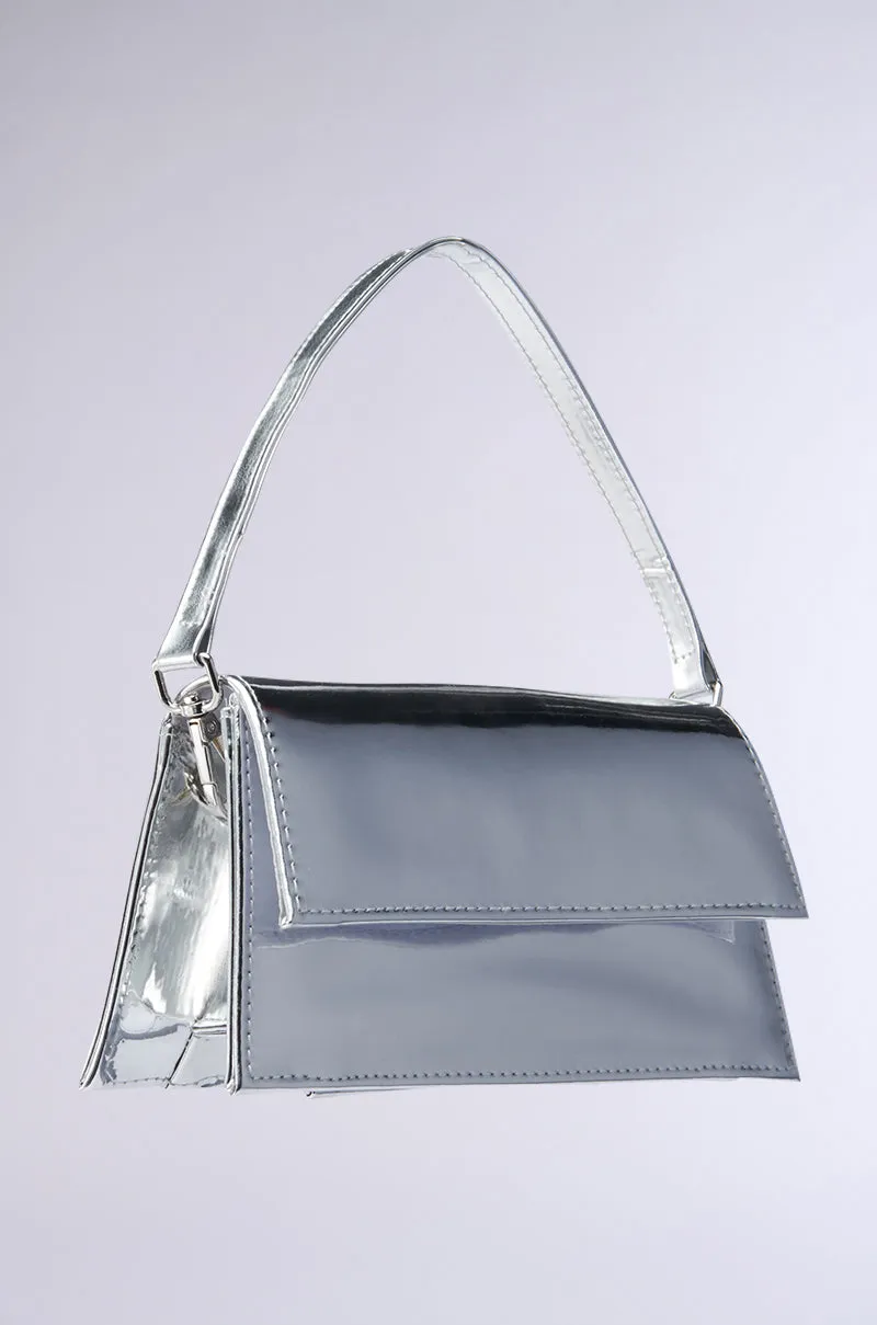 I STAND ALONE CHROME PURSE sold by AKIRA product image thumbnail 3