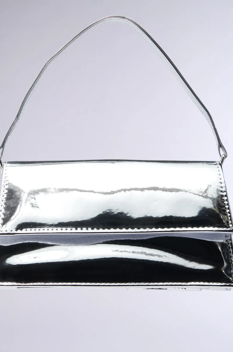 I STAND ALONE CHROME PURSE sold by AKIRA product image thumbnail 4