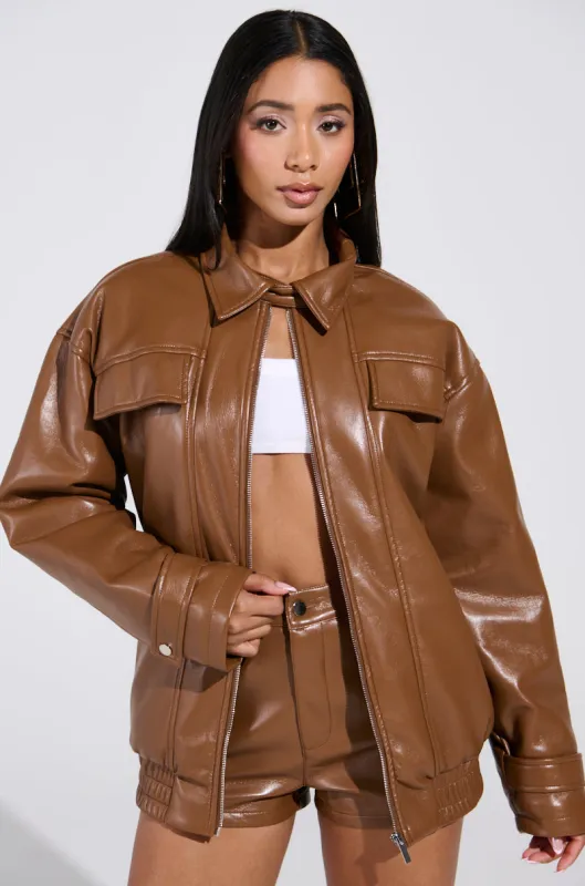 BIRDIE OVERSIZED BOMBER sold by AKIRA