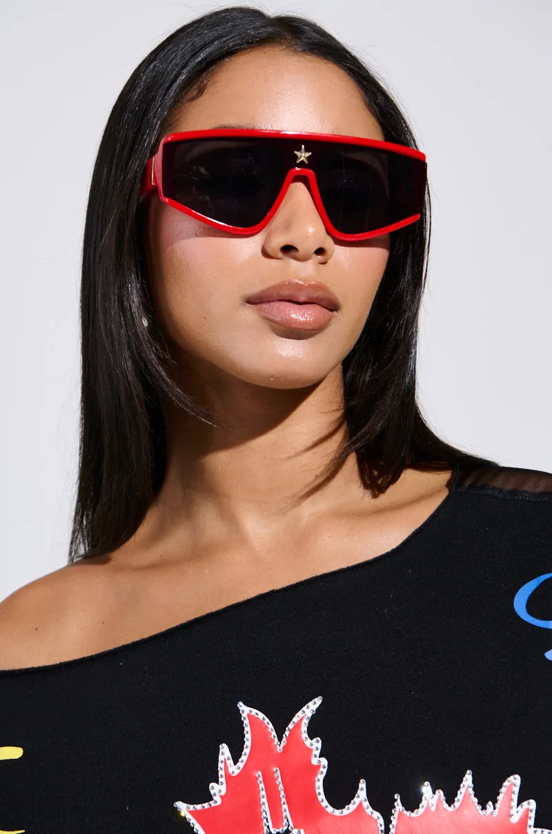 RED HOT SUNGLASSES sold by AKIRA product image thumbnail 2