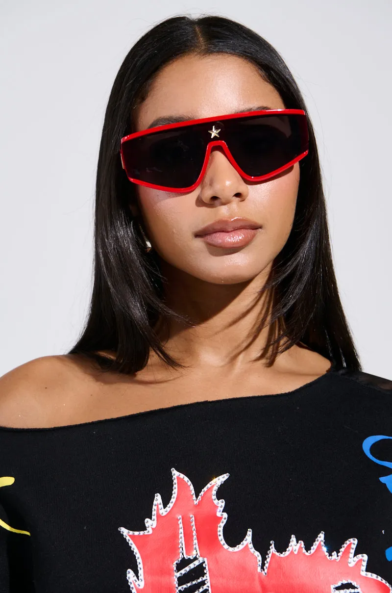RED HOT SUNGLASSES sold by AKIRA product image thumbnail 3