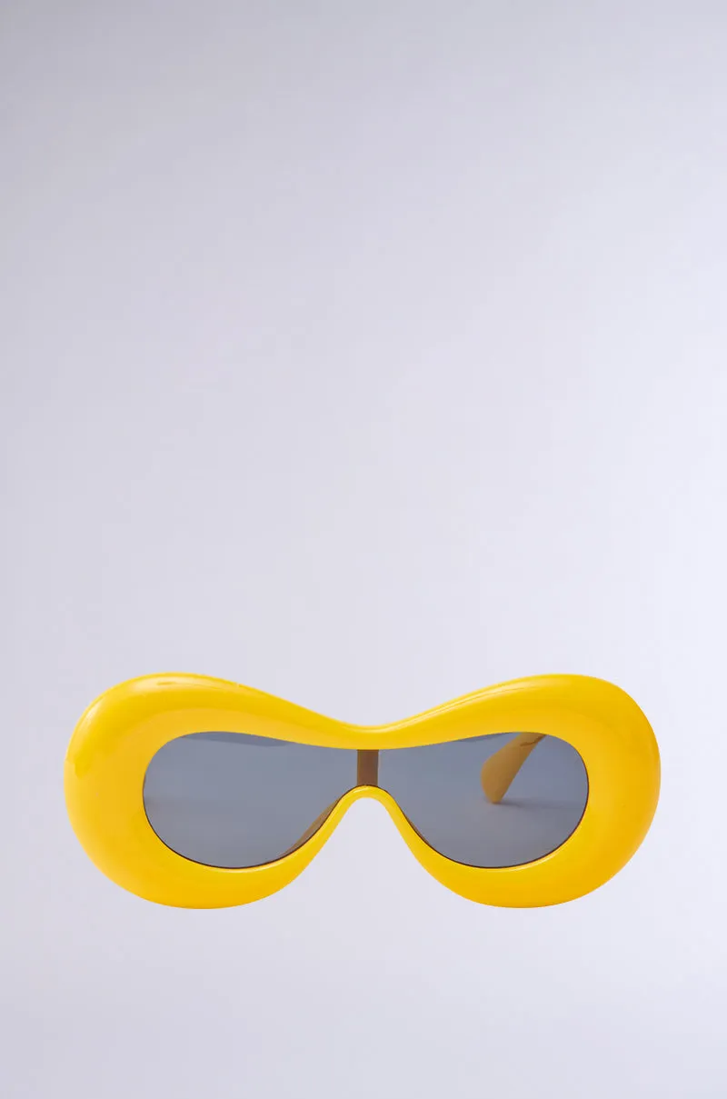 LITTLE BIT OF ZEST YELLOW SUNGLASSES sold by AKIRA
