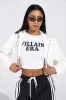 DEX HOODED BOMBER IN WHITE sold by AKIRA